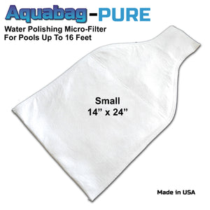 Aquabag Pure Micro Filter Bag 14 by 24 inches. For pools up to 16 feet.