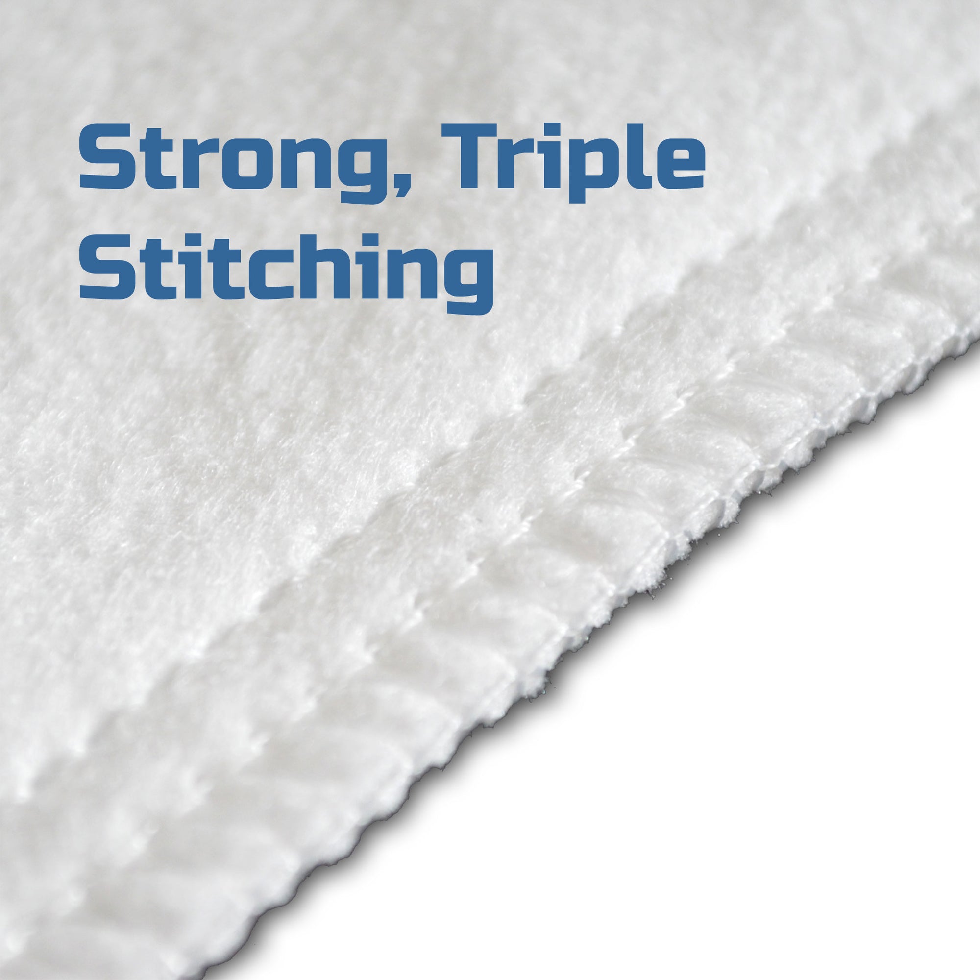 Triple seam stitching, industrial grade.